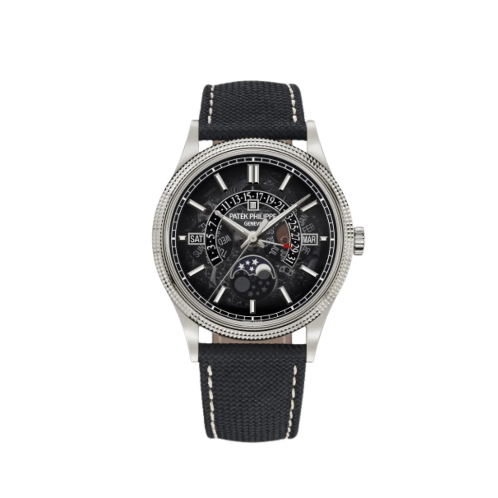 Patek Philippe Grand Complications 6159G-001 Perpetual Calendar Moon Phases White Gold Smoked Sapphire Dial (2025)