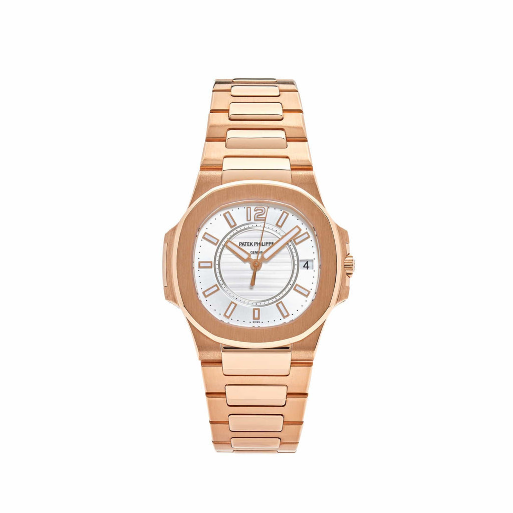 Patek Philippe Nautilus 7011/1R-001 'Ladies' Rose Gold Silver Dial (2016)
