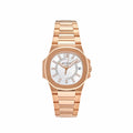 Patek Philippe Nautilus 7011/1R-001 'Ladies' Rose Gold Silver Dial (2016)