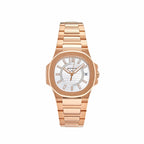 Patek Philippe Nautilus 7011/1R-001 'Ladies' Rose Gold Silver Dial (2016)