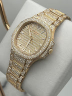Patek Philippe Nautilus 7118/1450R-001 Rose Gold Diamond Set