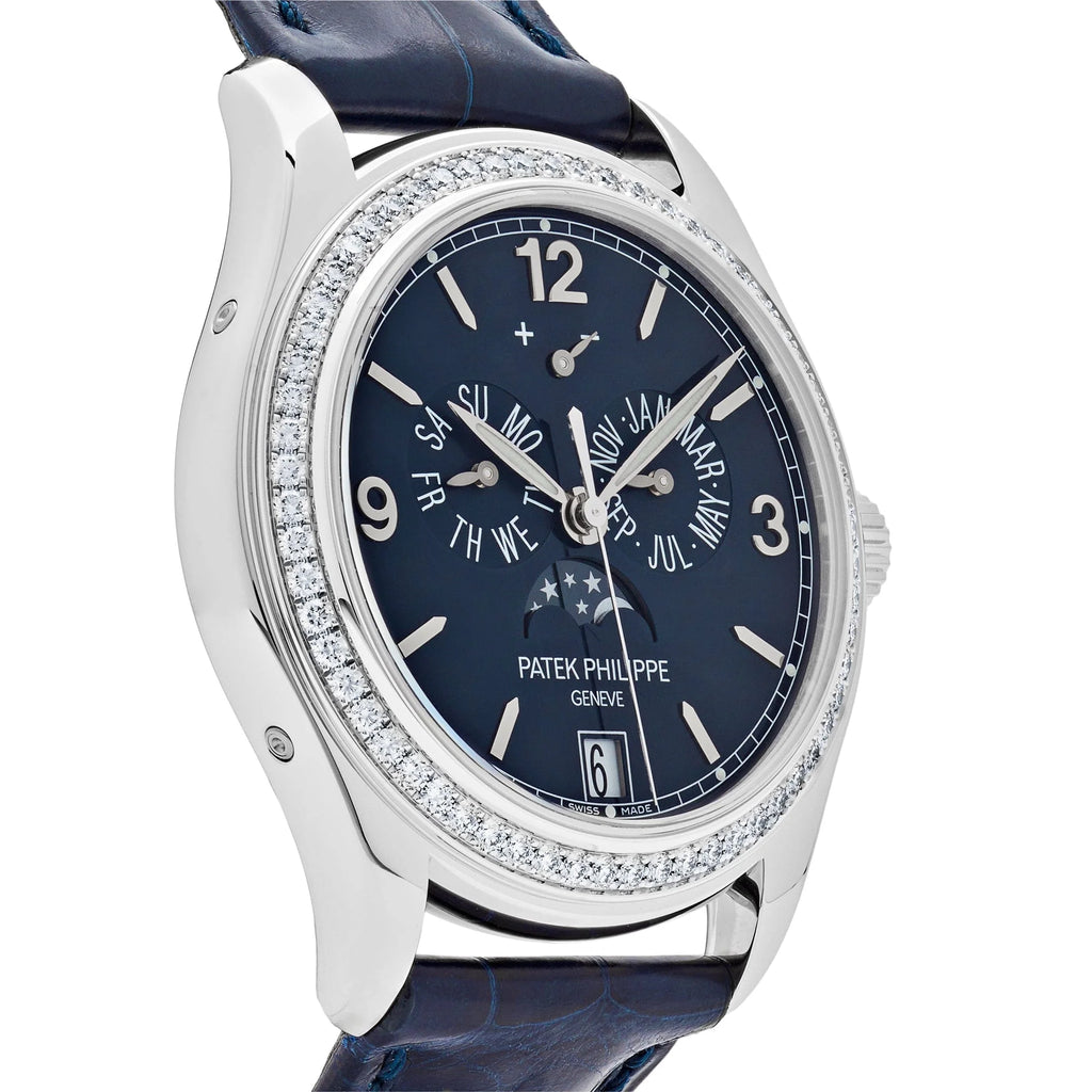 Patek Philippe Complications 5147G-001 Diamond Bezel Annual Calendar Moon Phases (2023)