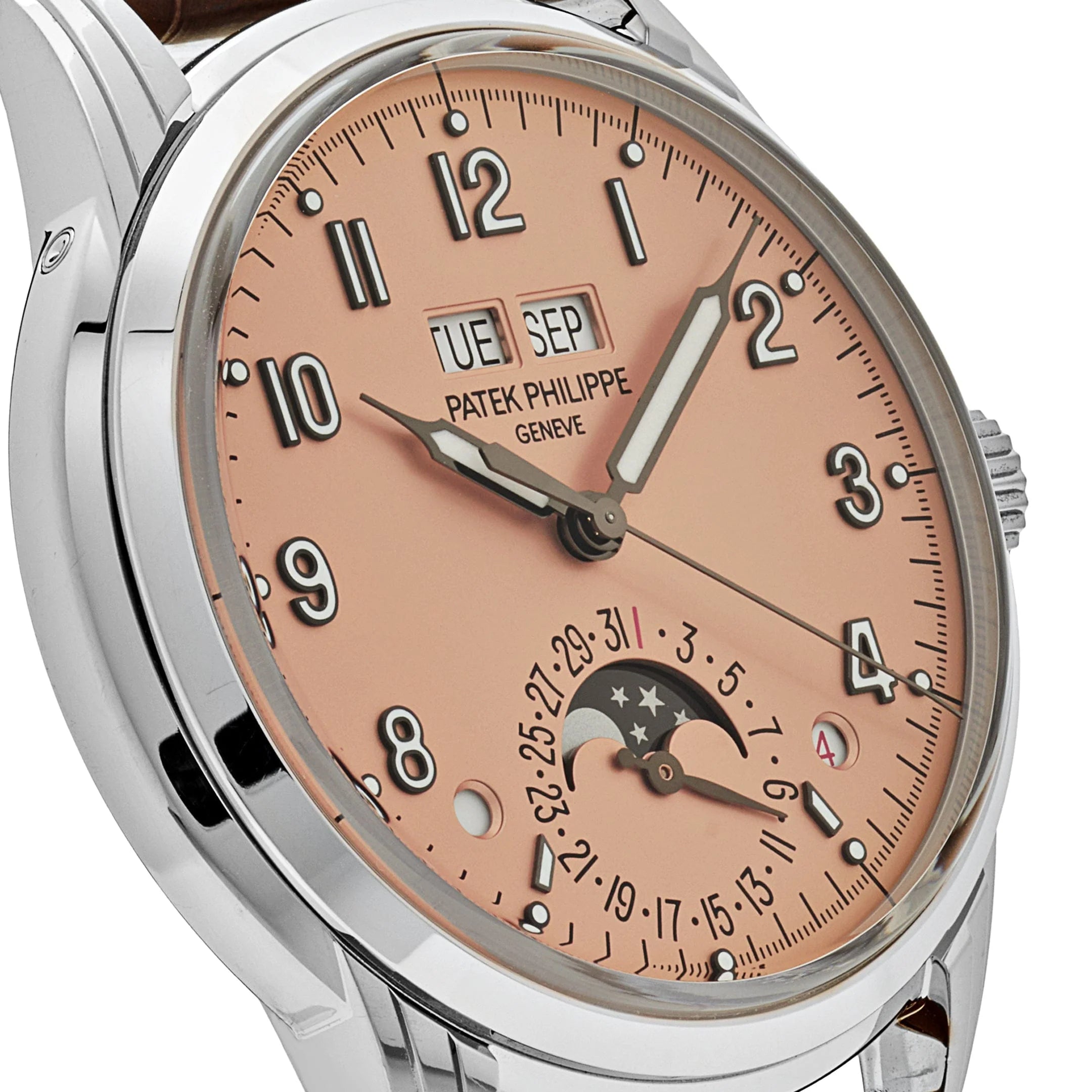 Patek Phillipe Grand Complications 5320G-011 Perpetual Calendar White Gold Salmon Dial
