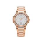 Patek Philippe Nautilus 7118/1200R-001 'Ladies Automatic Tiffany &amp; Co.' Rose Gold Diamond Bezel