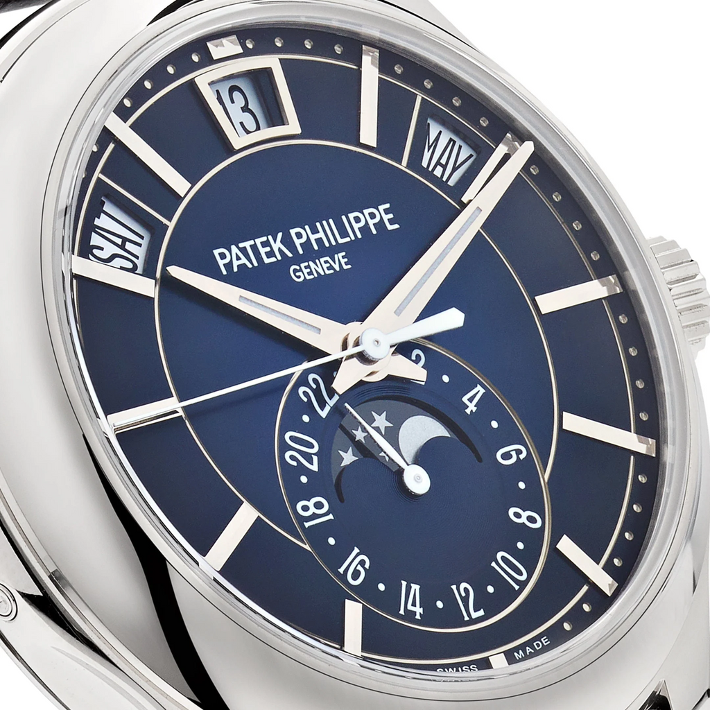 Patek Philippe Complications 5205G-013 Annual Calendar White Gold Blue Dial