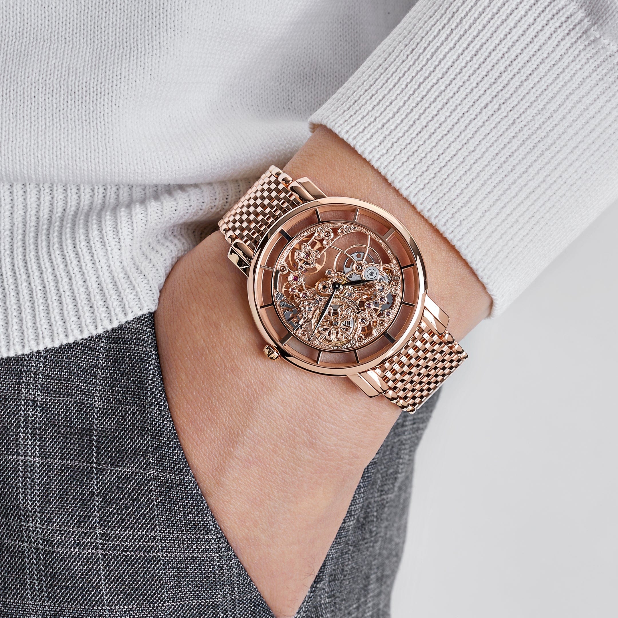 Patek Philippe Calatrava Complications 5180/1R-001 Rose Gold Skeleton Dial (2024)