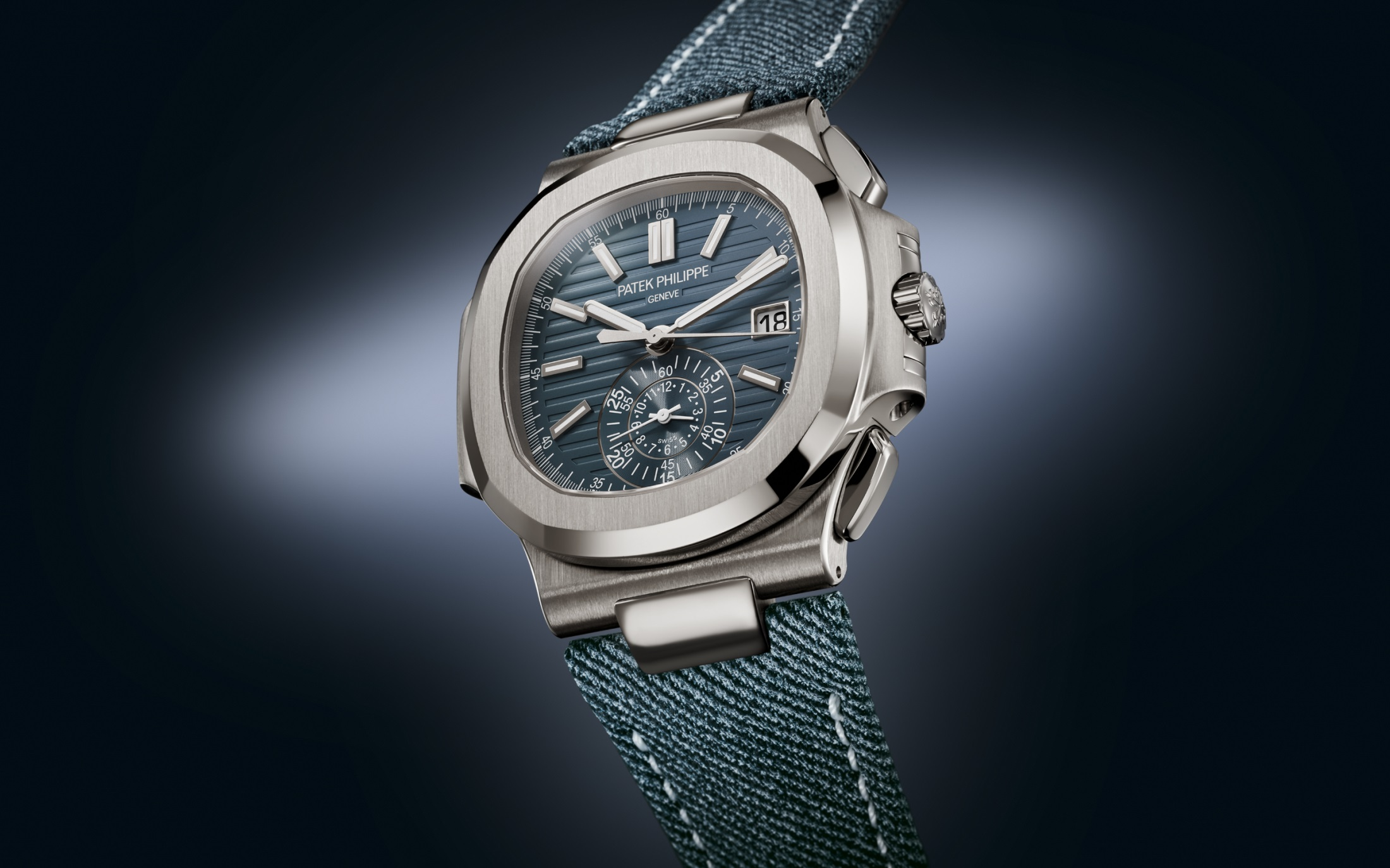 Patek Philippe Nautilus Chronograph 5980G the Denim-Toned