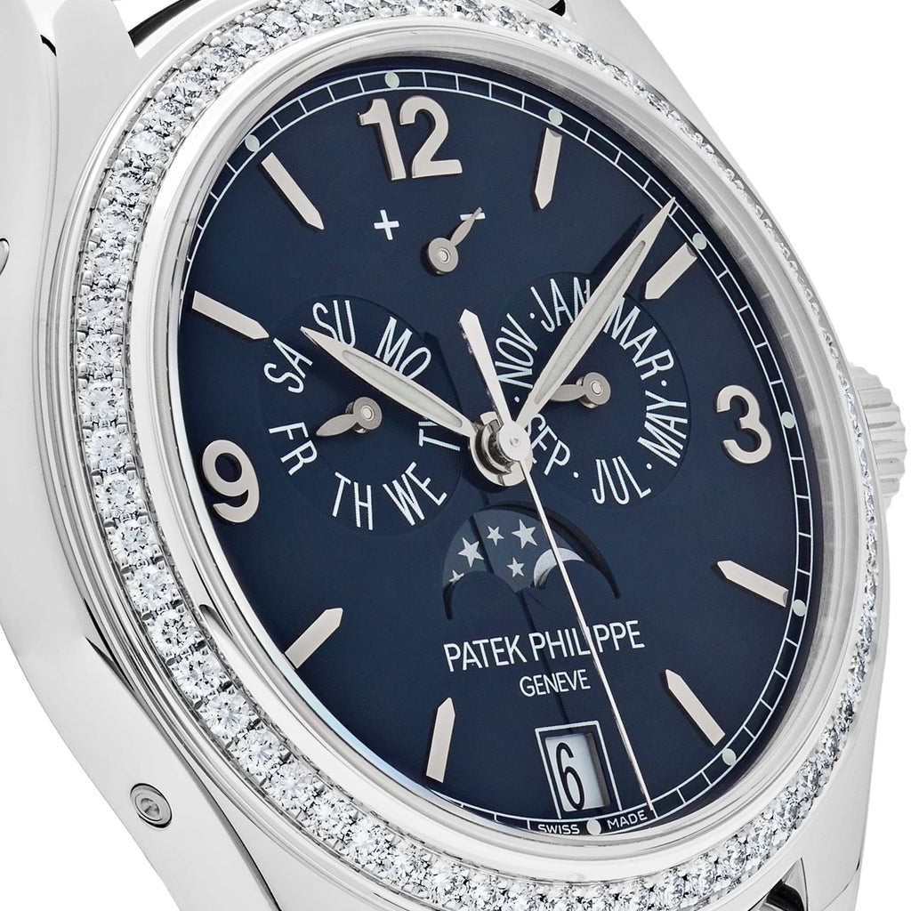 Patek Philippe Complications 5147G-001 Diamond Bezel Annual Calendar Moon Phases (2023)