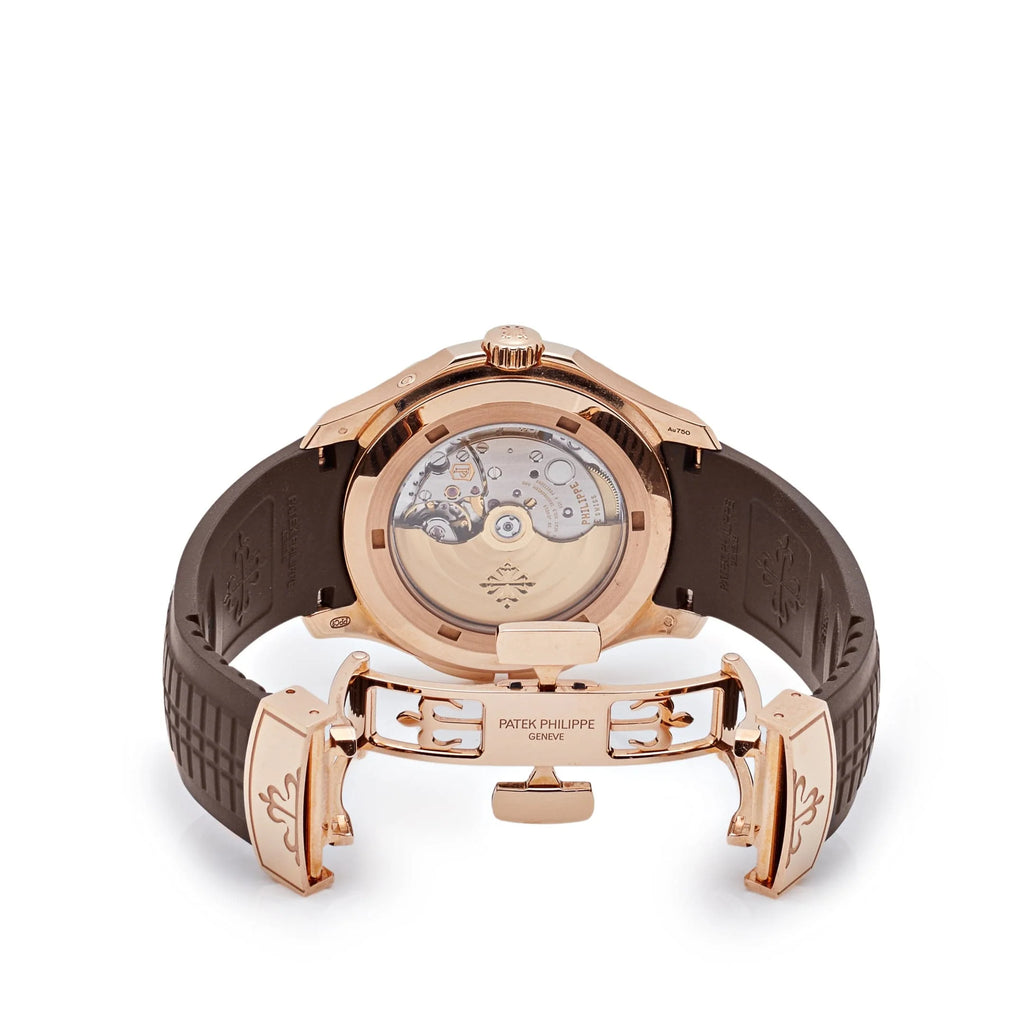Patek Philippe Aquanaut 5164R-001 'Travel Time' Brown Dial Rose Gold (2018)