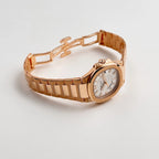 Patek Philippe Nautilus 7011/1R-001 'Ladies' Rose Gold Silver Dial (2016)