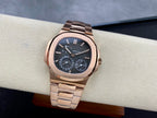 Patek Philippe Nautilus Moon Phase Rose Gold Black Dial 5712 1R 001 40MM