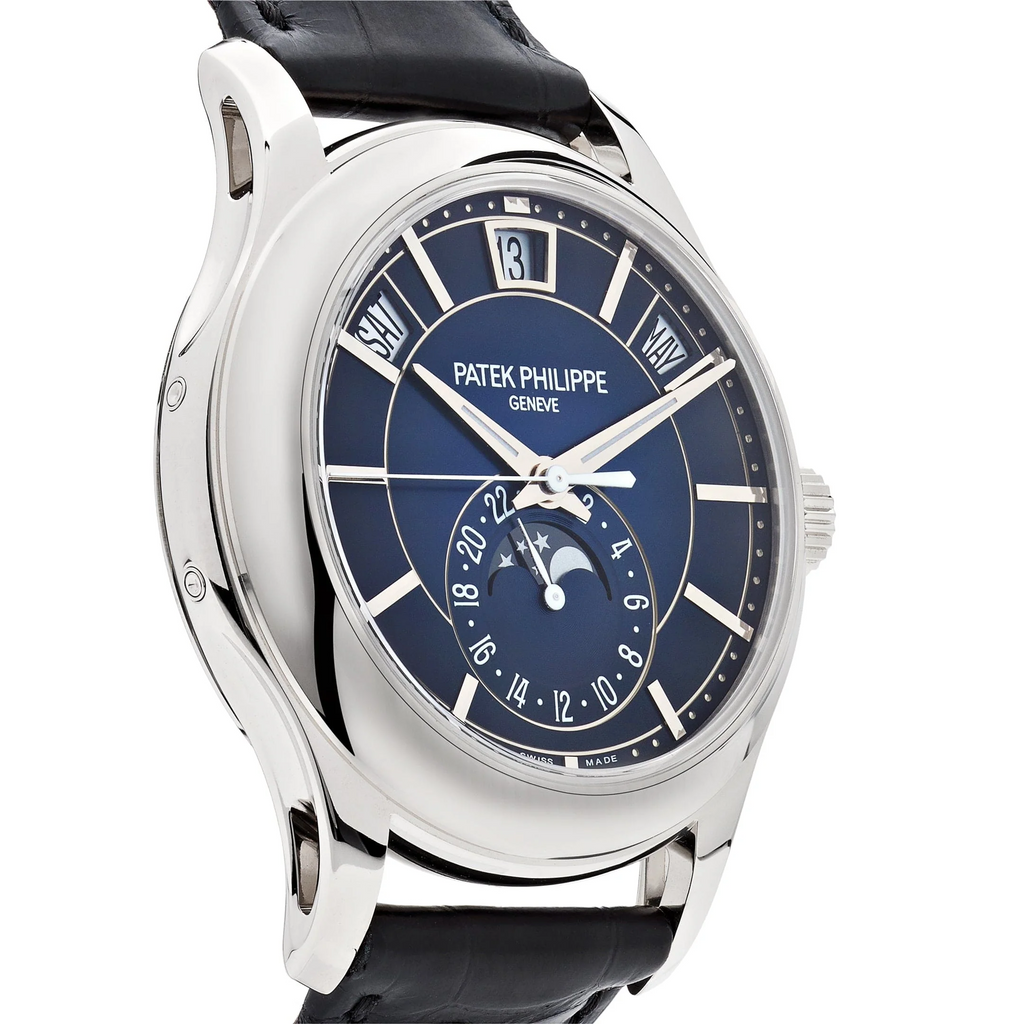 Patek Philippe Complications 5205G-013 Annual Calendar White Gold Blue Dial