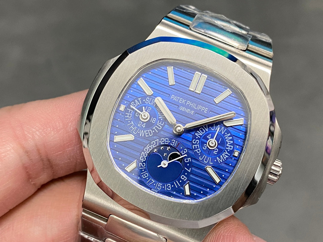 Patek Philippe Nautilus Perpetual Calendar White Gold Blue Dial 5740 1G 001 40mm