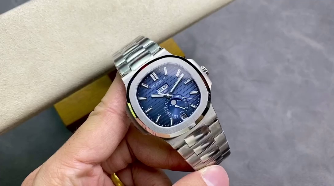 Patek Philippe Nautilus 5726 1A 001 40.5mm Stainless Steel Blue Dial Watch