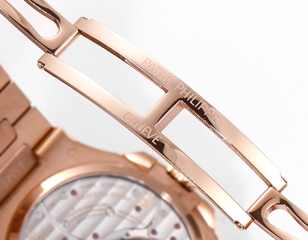 Patek Philippe Nautilus Moon Phase Rose Gold Brown Sunburst 5712 1R 001 40MM