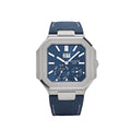 Patek Philippe Cubitus Platinum Case Sunburst Blue Dial 5822P-001