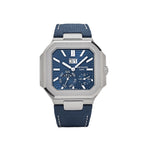 Patek Philippe Cubitus Platinum Case Sunburst Blue Dial 5822P-001
