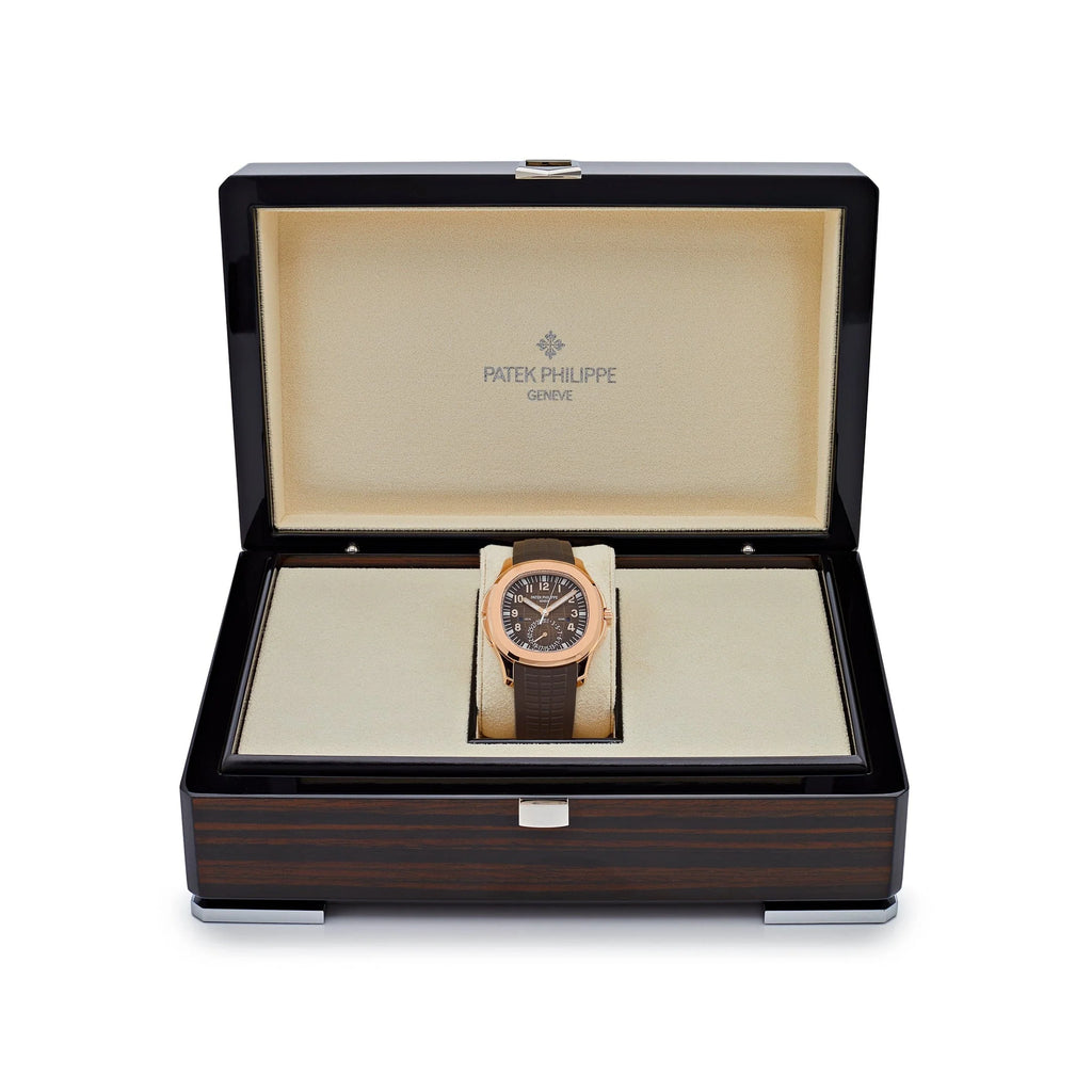 Patek Philippe Aquanaut 5164R-001 'Travel Time' Brown Dial Rose Gold (2018)