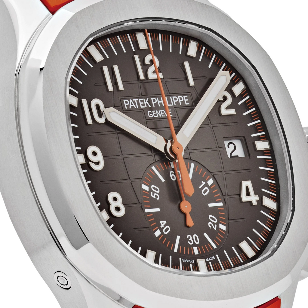 Patek Philippe Aquanaut Chronograph 5968A-001 Stainless Steel Black Dial
