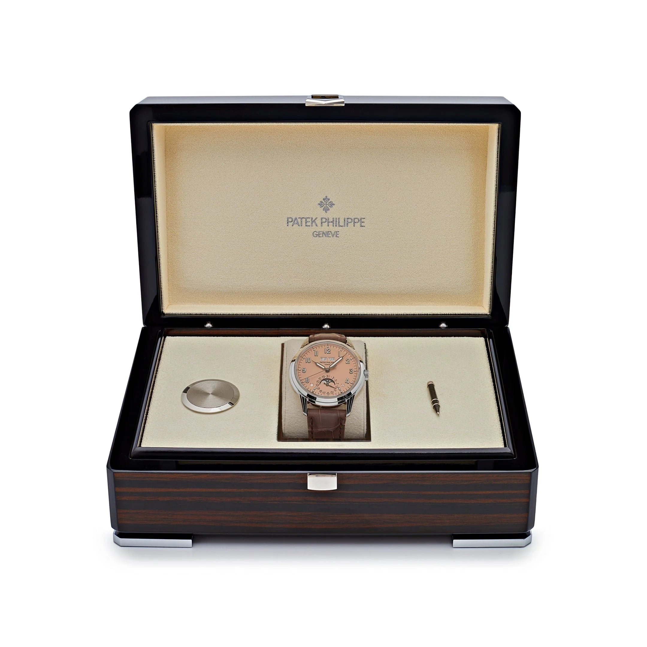 Patek Phillipe Grand Complications 5320G-011 Perpetual Calendar White Gold Salmon Dial