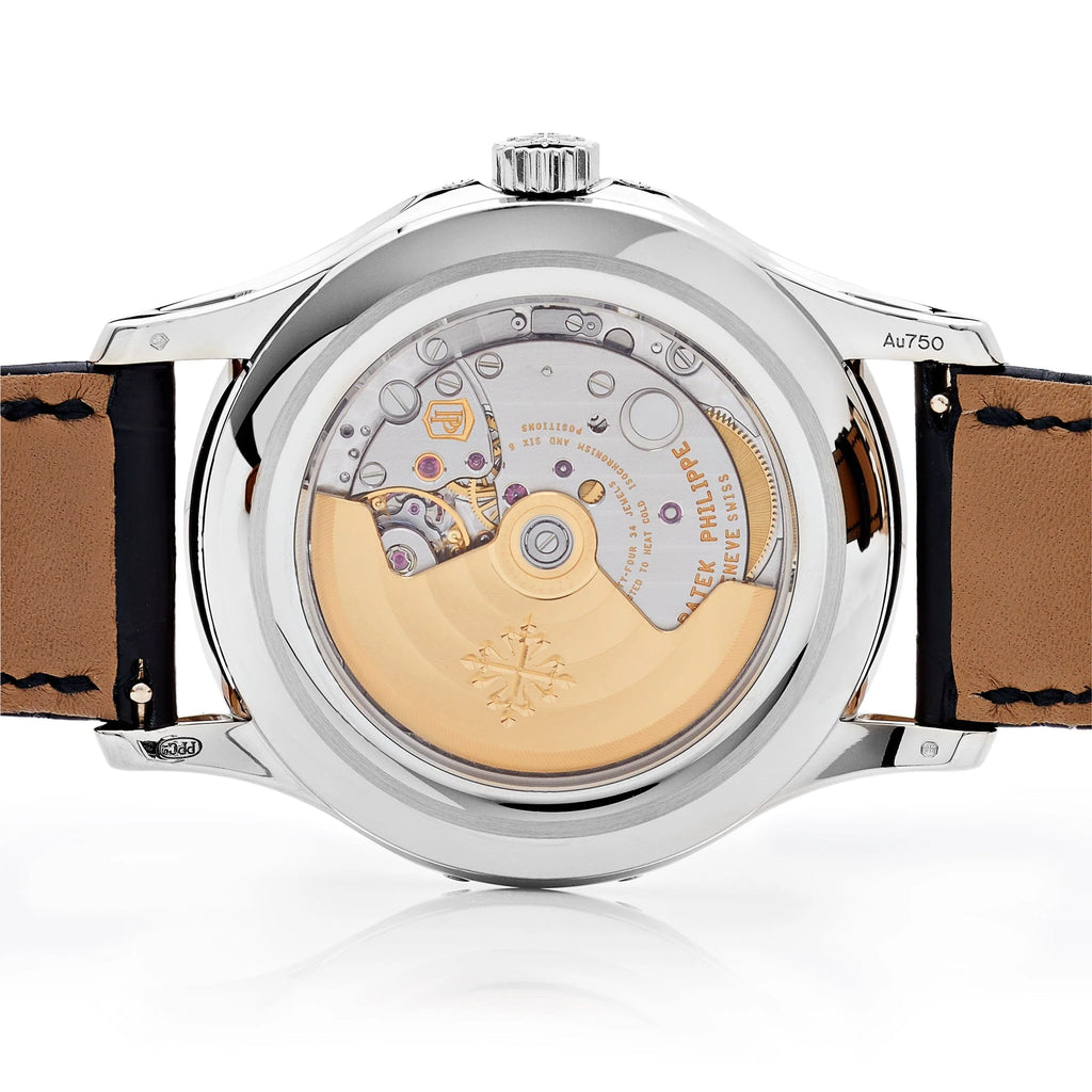 Patek Philippe Complications 5205G-013 Annual Calendar White Gold Blue Dial (2018)