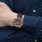 Patek Philippe Aquanaut 5164R-001 'Travel Time' Brown Dial Rose Gold (2018)