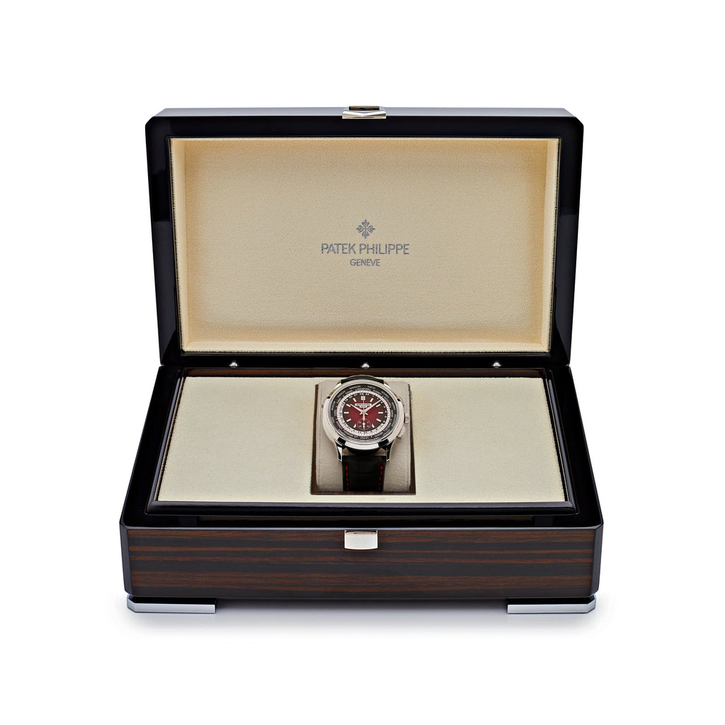 Patek Philippe Complications 5930G-011 &lsquo;Singapore Edition&rsquo; World Time Flyback Chronograph White Gold Red Dial (2020)