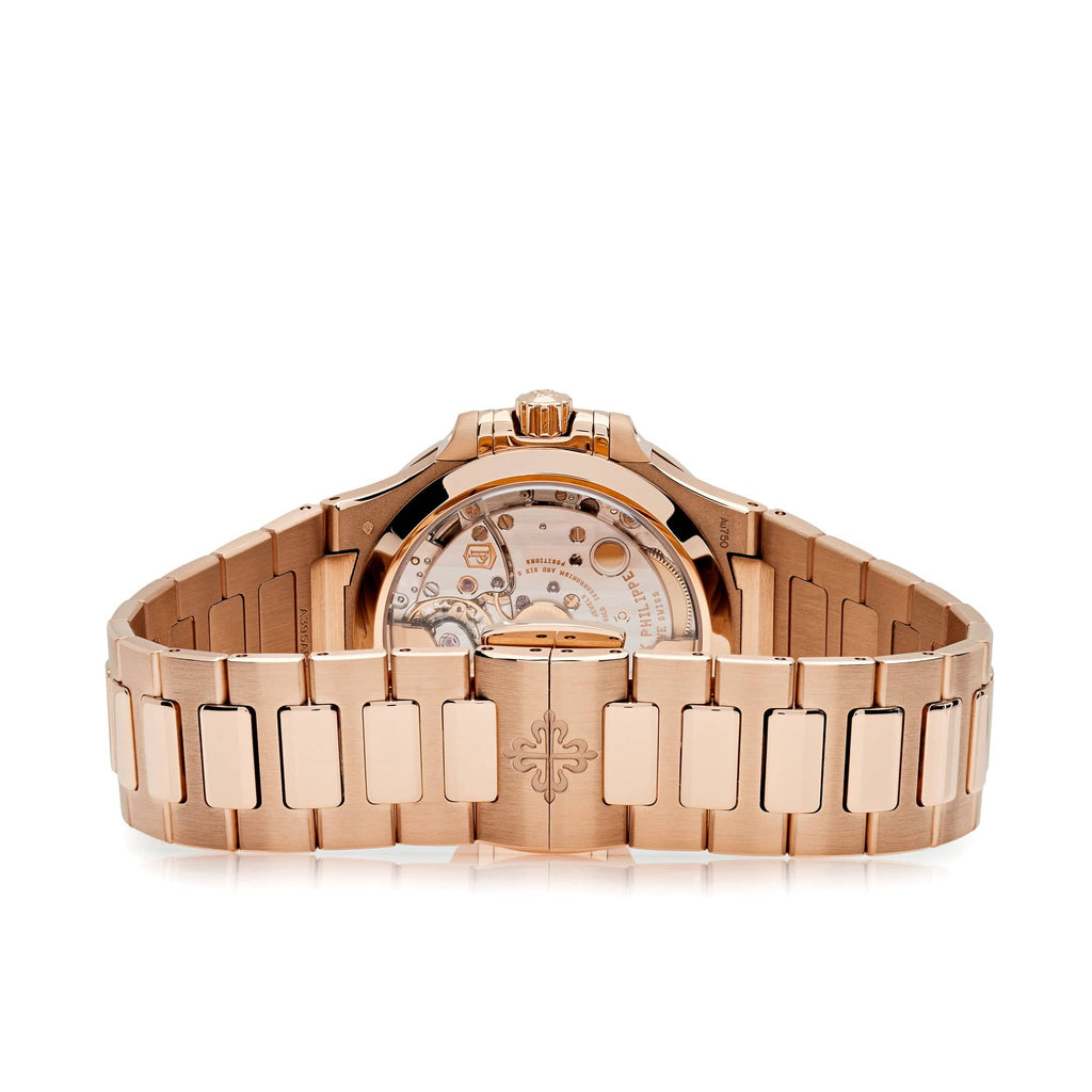 Patek Philippe Nautilus 7118/1200R-001 'Ladies Automatic Tiffany &amp; Co.' Rose Gold Diamond Bezel