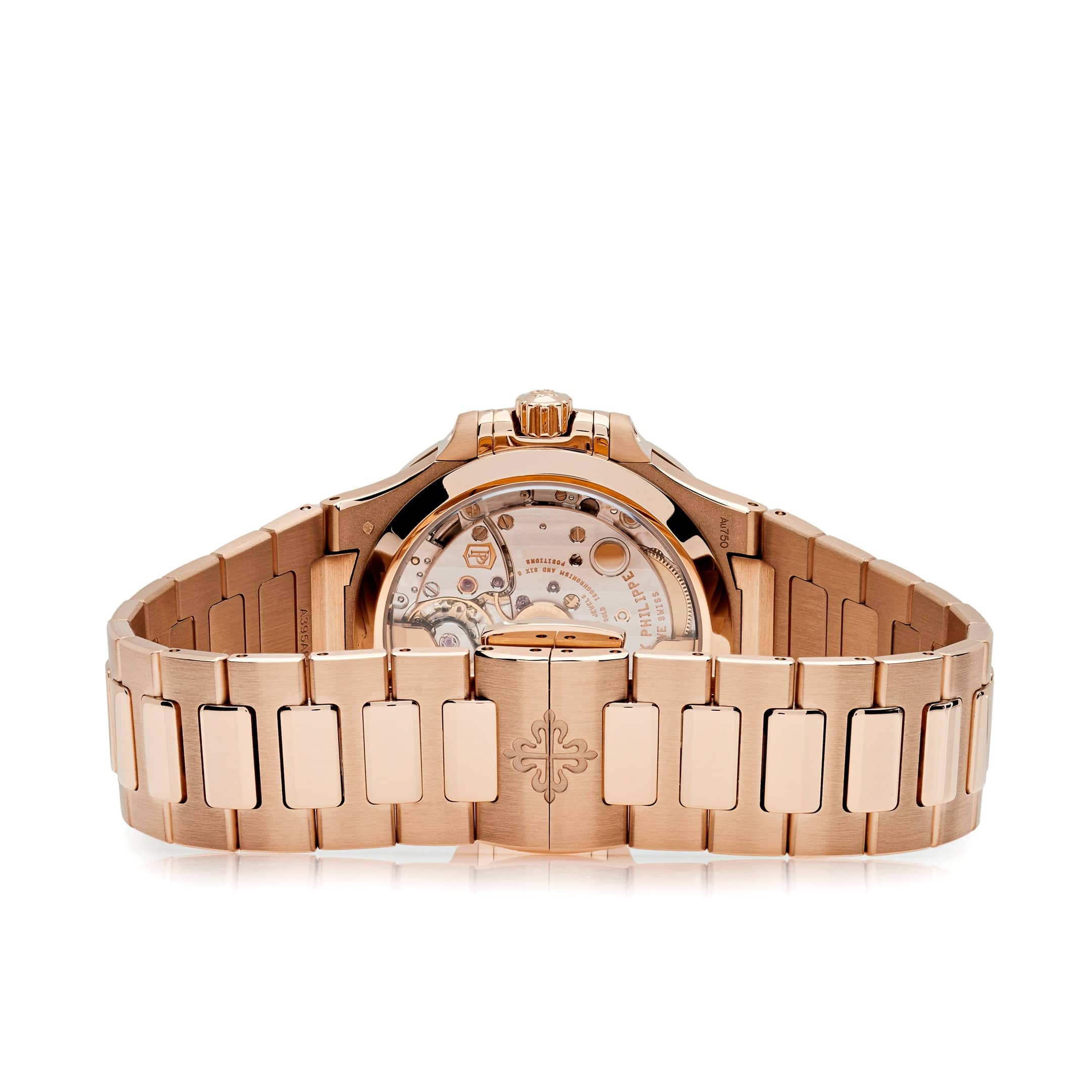 Patek Philippe Nautilus 7118/1200R-001 'Ladies Automatic Tiffany &amp; Co.' Rose Gold Diamond Bezel