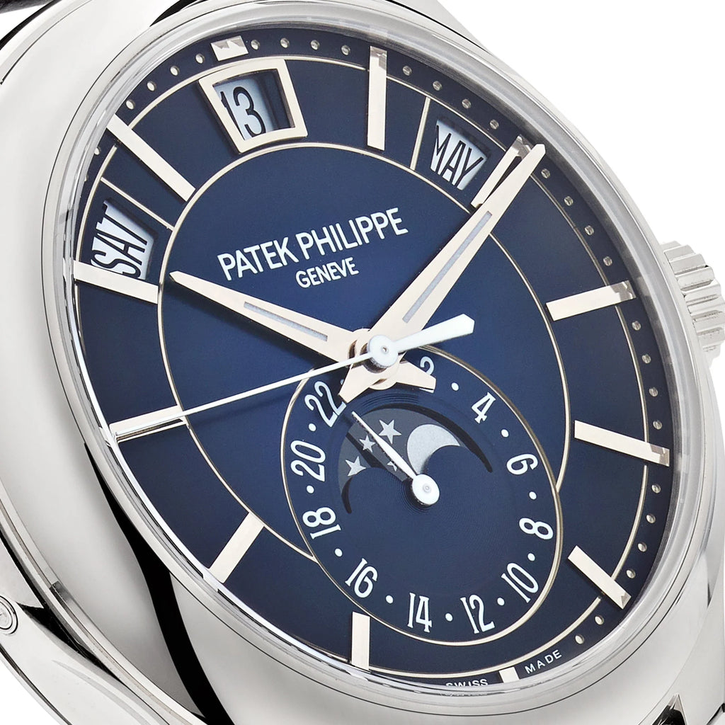 Patek Philippe Complications 5205G-013 Annual Calendar White Gold Blue Dial (2018)