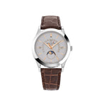 Patek Philippe Grand Complications 5496P-015 Perpetual Calendar Moon Phases Platinum Silver Dial (2017)