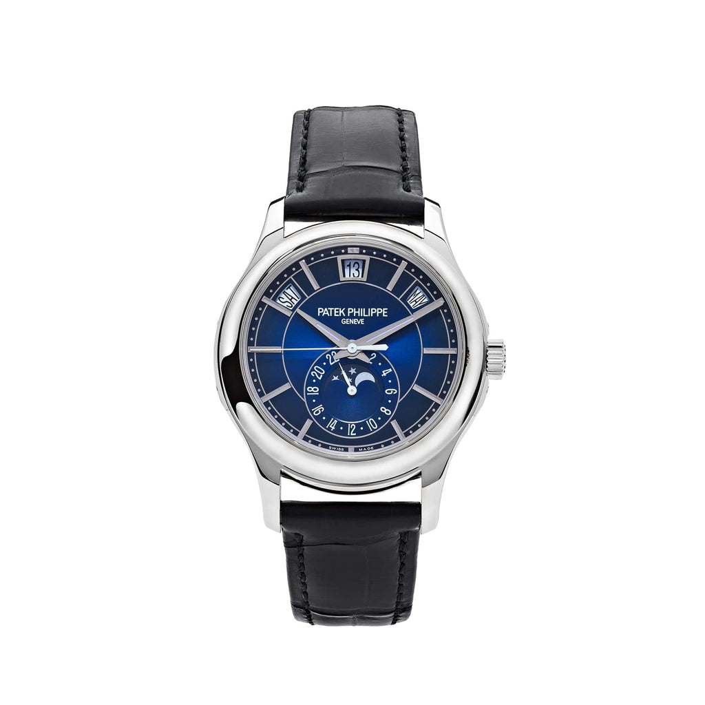 Patek Philippe Complications 5205G-013 Annual Calendar White Gold Blue Dial (2018)