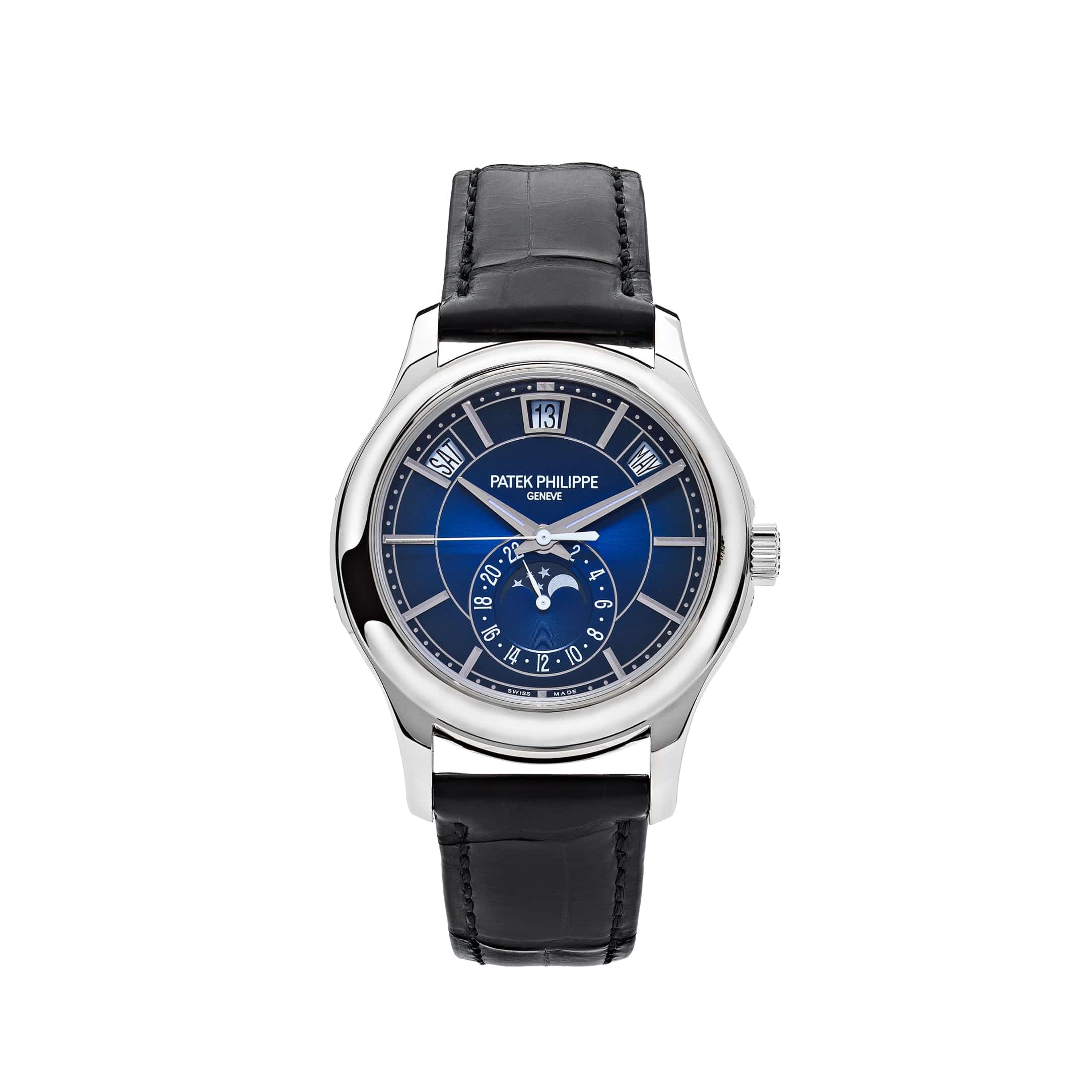 Patek Philippe Complications 5205G-013 Annual Calendar White Gold Blue Dial (2018)