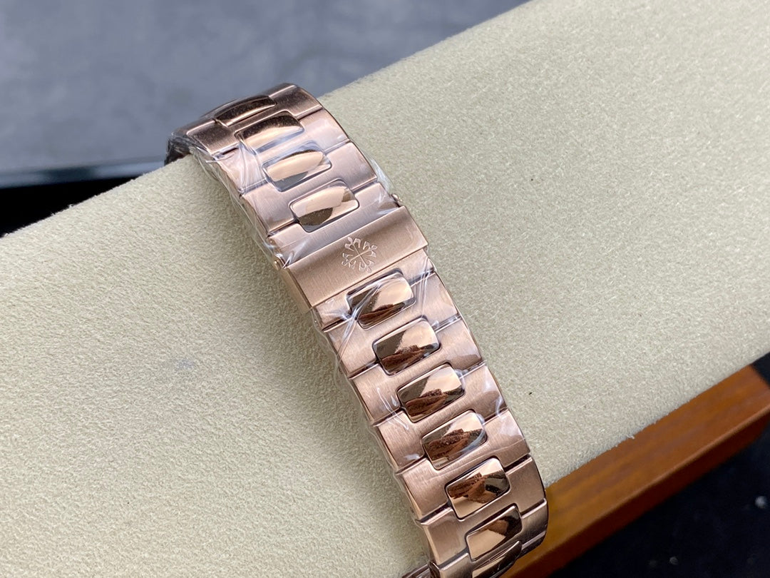 Patek Philippe Nautilus Moon Phase Rose Gold Black Dial 5712 1R 001 40MM